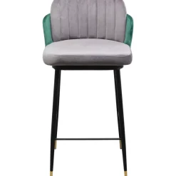Sitzbänke|KARE Design Barstuhl Hojas Grau