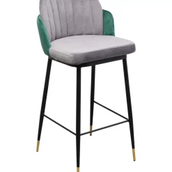 Sitzbänke|KARE Design Barstuhl Hojas Grau