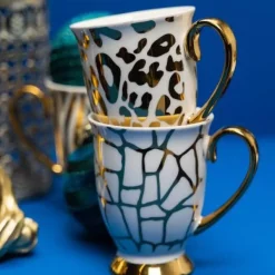 Geschirr & Tischaccessoires|KARE Design Becher Wild Mosaik