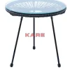 Outdoormöbel|KARE Design Beistelltisch Acapulco Schwarz