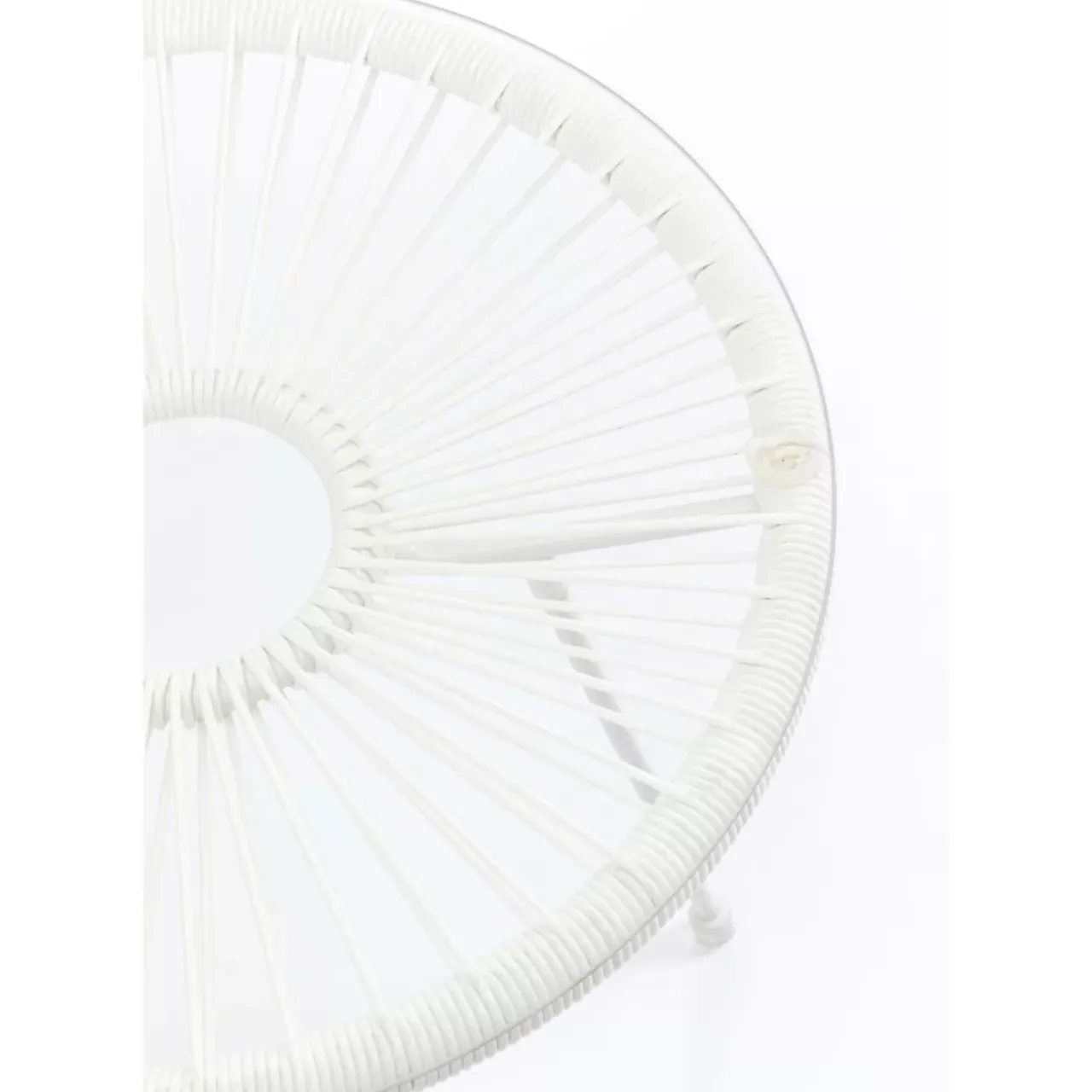 Outdoormöbel|KARE Design Beistelltisch Acapulco Weiss