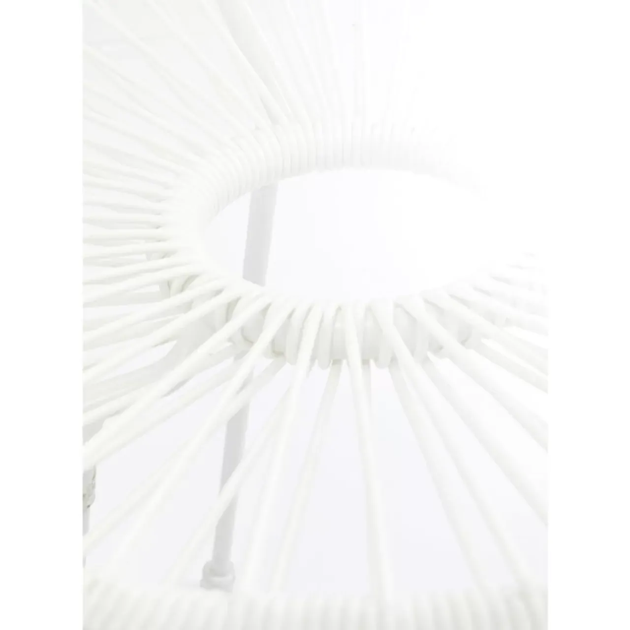 Outdoormöbel|KARE Design Beistelltisch Acapulco Weiss