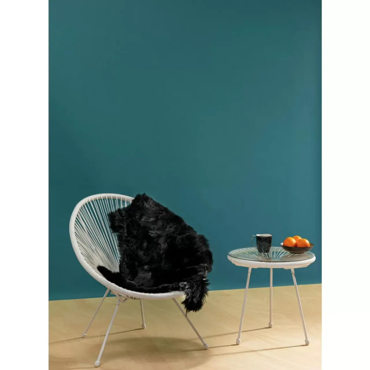 Outdoormöbel|KARE Design Beistelltisch Acapulco Weiss