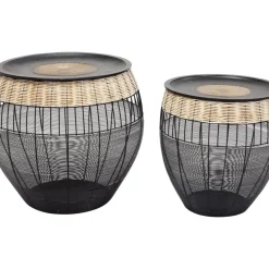 Tische|KARE Design Beistelltisch African Drums (2/Set)