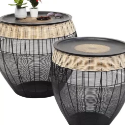 Tische|KARE Design Beistelltisch African Drums (2/Set)