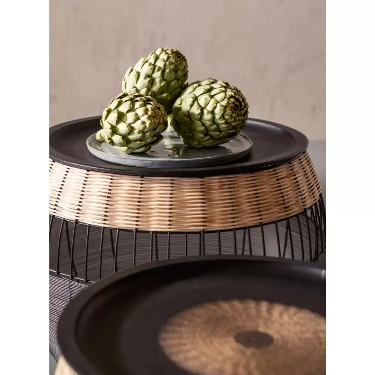 Tische|KARE Design Beistelltisch African Drums (2/Set)