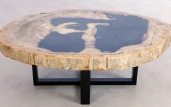 Tische|KARE Design Beistelltisch Alpha Versteinertes Holz