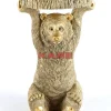 Tische|KARE Design Beistelltisch Animal Bear Gold 35X34Cm