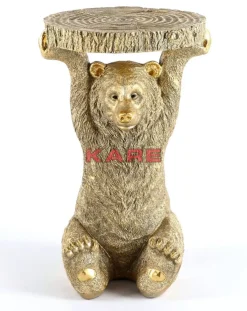 Tische|KARE Design Beistelltisch Animal Bear Gold 35X34Cm