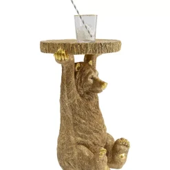 Tische|KARE Design Beistelltisch Animal Bear Gold 35X34Cm