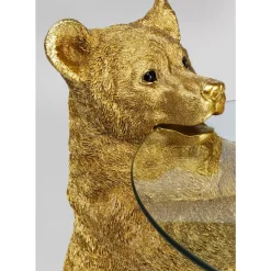 Tische|KARE Design Beistelltisch Animal Bear Gold O40Cm
