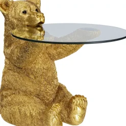 Tische|KARE Design Beistelltisch Animal Bear Gold O40Cm