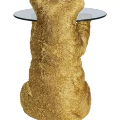 Tische|KARE Design Beistelltisch Animal Bear Gold O40Cm