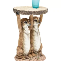 Tische|KARE Design Beistelltisch Animal Meerkat Sisters O33Cm