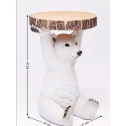 Tische|KARE Design Beistelltisch Animal Polar Bear O37Cm