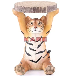 Tische|KARE Design Beistelltisch Animal Tiger O35Cm