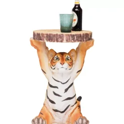 Tische|KARE Design Beistelltisch Animal Tiger O35Cm