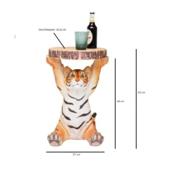 Tische|KARE Design Beistelltisch Animal Tiger O35Cm