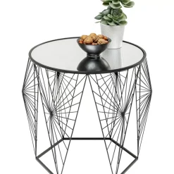 Tische|KARE Design Beistelltisch Cobweb Schwarz (2/Set)