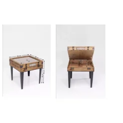 Tische|KARE Design Beistelltisch Collector Nature 55X55Cm