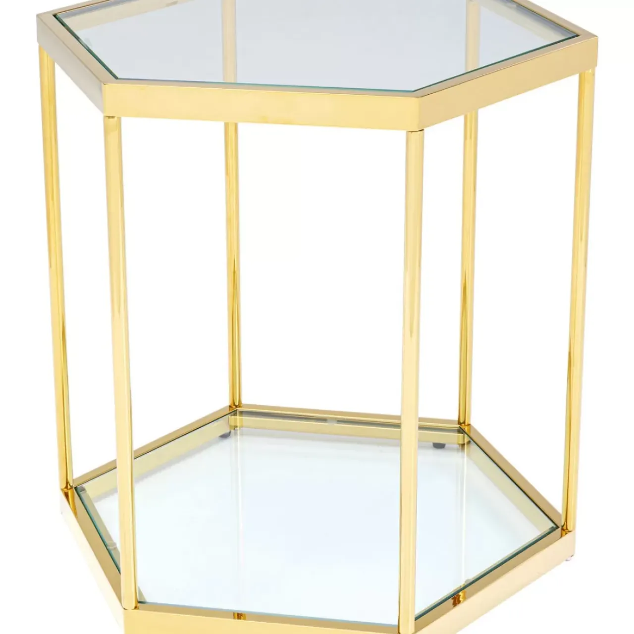 Tische|KARE Design Beistelltisch Comb Gold 55
