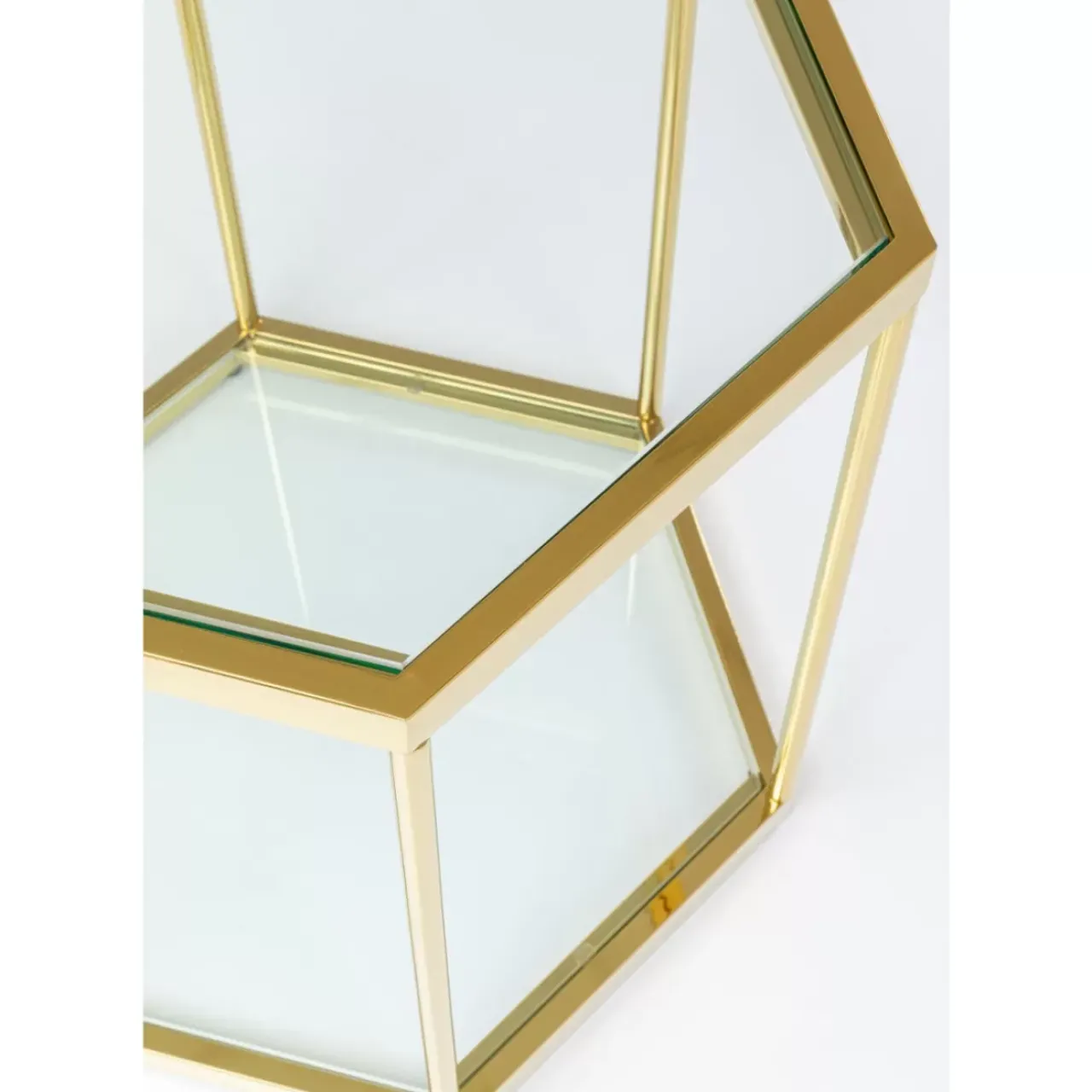 Tische|KARE Design Beistelltisch Comb Gold 55