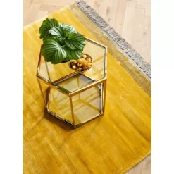 Tische|KARE Design Beistelltisch Comb Gold 55