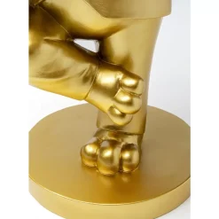 Tische|KARE Design Beistelltisch Cool Bulldog Tray Gold 34X55Cm