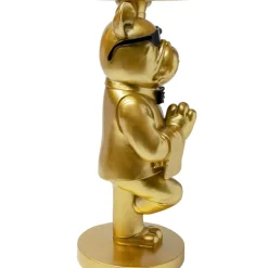 Tische|KARE Design Beistelltisch Cool Bulldog Tray Gold 34X55Cm
