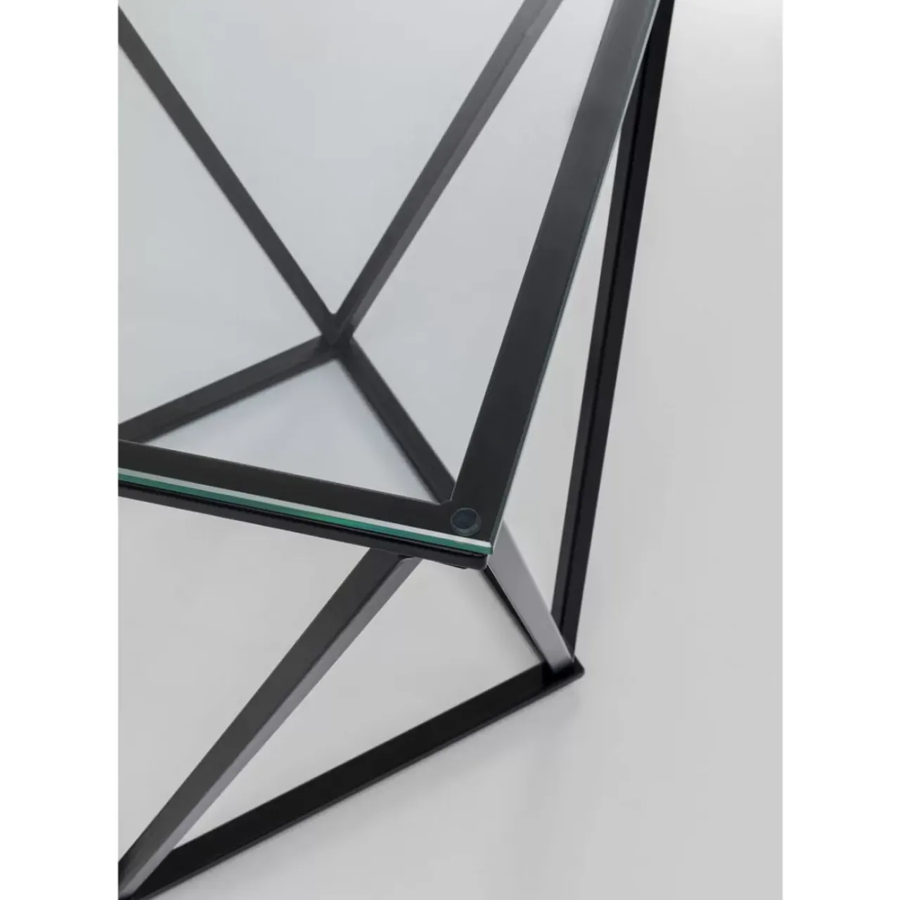 Tische|KARE Design Beistelltisch Cristallo Schwarz 50X50Cm