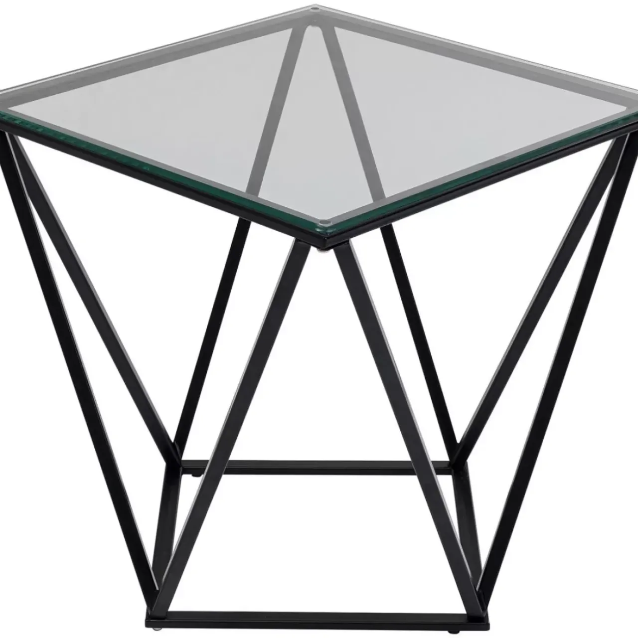 Tische|KARE Design Beistelltisch Cristallo Schwarz 50X50Cm