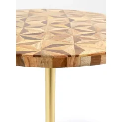 Tische|KARE Design Beistelltisch Domero Geo Braun O40Cm