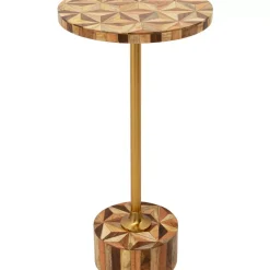 Tische|KARE Design Beistelltisch Domero Geo Braun O25Cm
