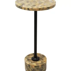 Tische|KARE Design Beistelltisch Domero Mosaic Grau O25Cm