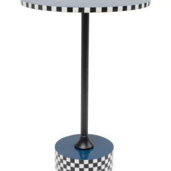 Tische|KARE Design Beistelltisch Domero Race Blau O40Cm