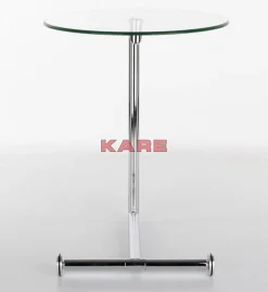Tische|KARE Design Beistelltisch Easy Living Klarglas O46Cm