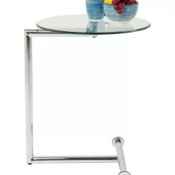 Tische|KARE Design Beistelltisch Easy Living Klarglas O46Cm