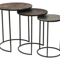 Tische|KARE Design Beistelltisch Electra (3/Set) O48Cm