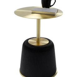 Tische|KARE Design Beistelltisch Endless Vegas Schwarz O40Cm