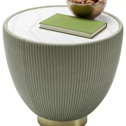 Tische|KARE Design Beistelltisch Endless Vegas Grun O47Cm