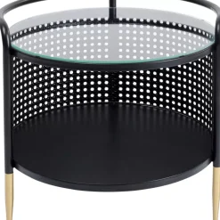 Tische|KARE Design Beistelltisch Fence O45Cm