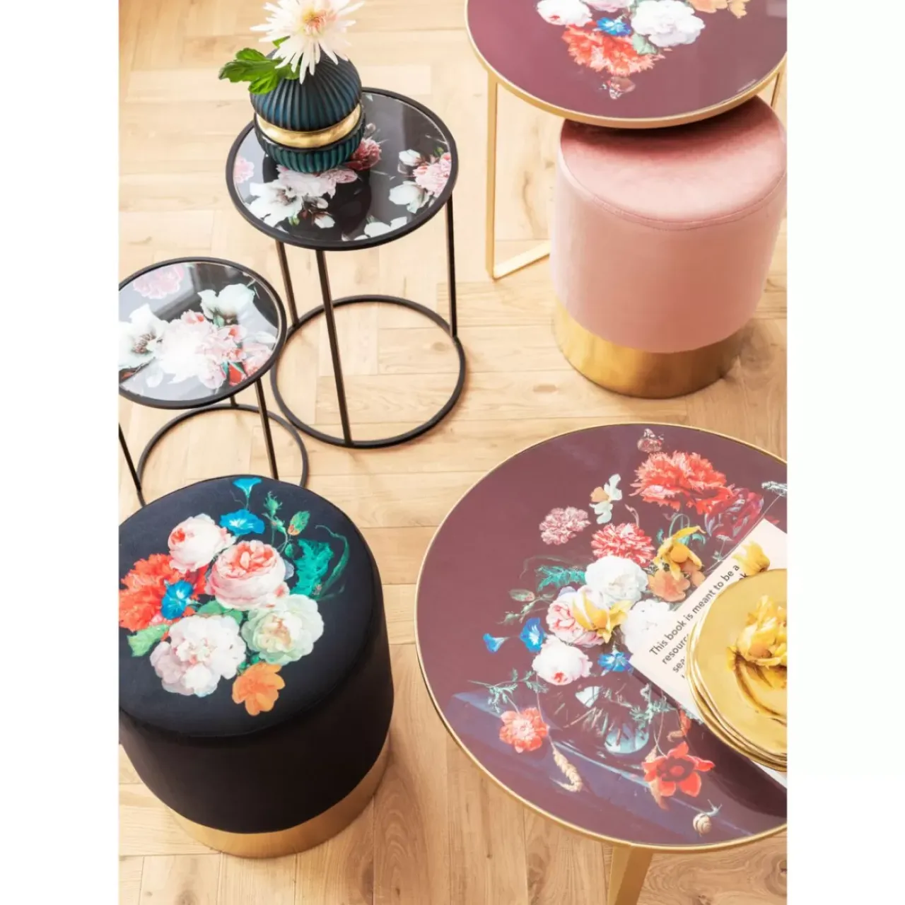 Tische|KARE Design Beistelltisch Flores O55Cm