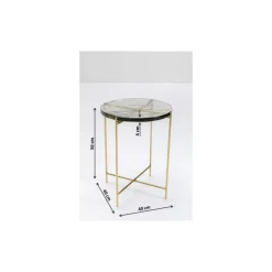 Tische|KARE Design Beistelltisch Ice O40Cm