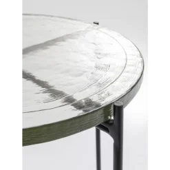 Tische|KARE Design Beistelltisch Ice Schwarz O40Cm