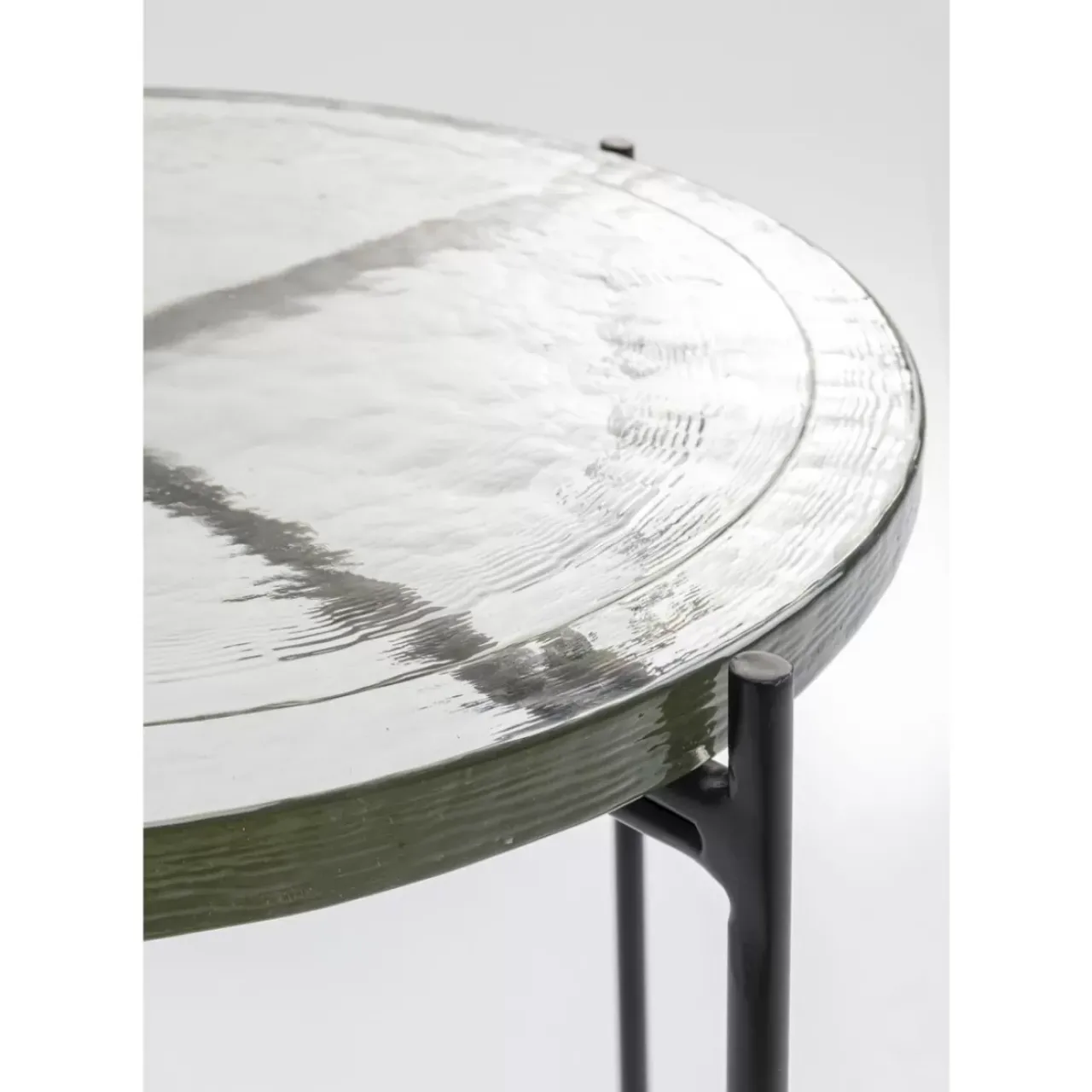 Tische|KARE Design Beistelltisch Ice Schwarz O40Cm