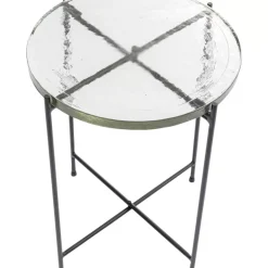 Tische|KARE Design Beistelltisch Ice Schwarz O40Cm