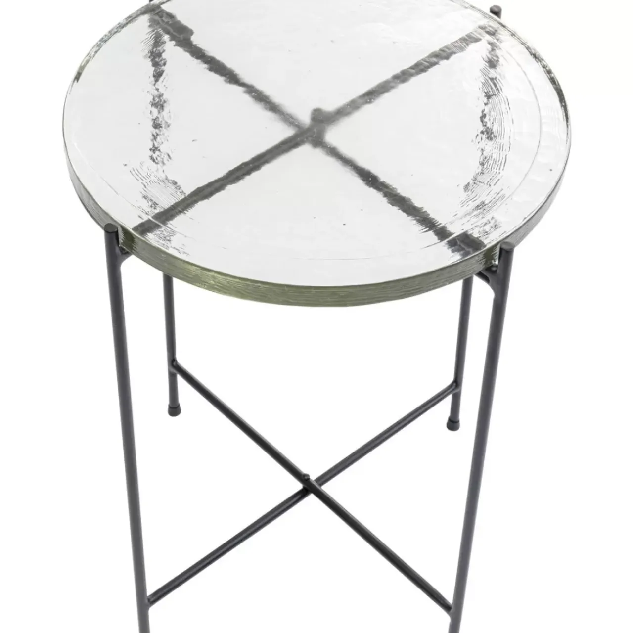 Tische|KARE Design Beistelltisch Ice Schwarz O40Cm