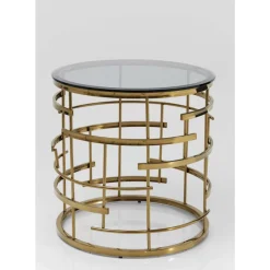 Tische|KARE Design Beistelltisch Jupiter Gold O55Cm