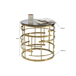 Tische|KARE Design Beistelltisch Jupiter Gold O55Cm