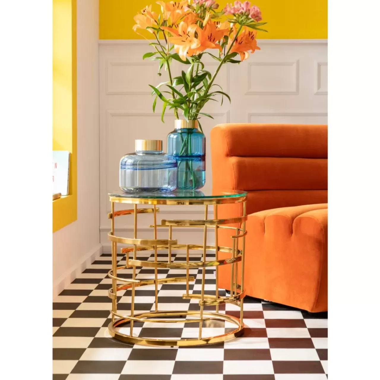 Tische|KARE Design Beistelltisch Jupiter Gold O55Cm